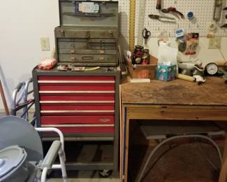 Toolbox and garage items