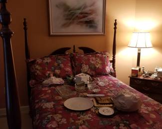 Four-poster queen bed