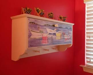 Beachy wall cabinet