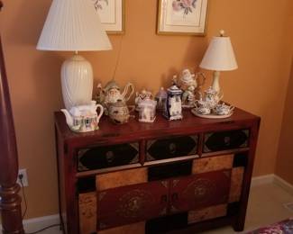 Asian-inspired dresser/console