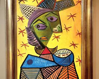 Original painting attributed to Pablo Picasso, 1933, -- No COA--