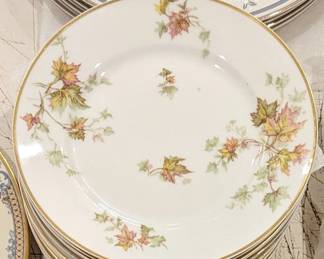 Haviland Autumn Leaf set of 10