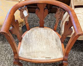 Chair art nouveau 31" 24" 18"