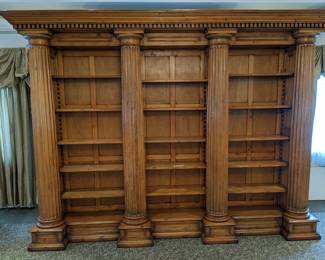 Large Shelves w 4 Columns 118" 156" 24"