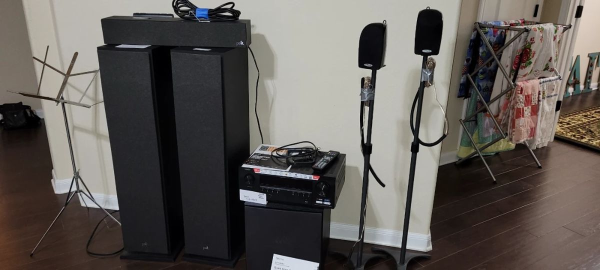Denon Home Theater AVR & Polk Audio speakers