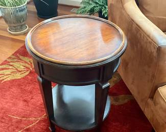Baker Furniture Round Side Table 