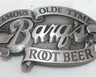 Lot 014   7 Bid(s)
Barq's Rootbeer belt buckle