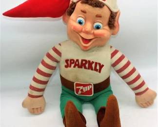 Lot 004   14 Bid(s)
VTG Sparkly 7UP Elf Holiday Helper