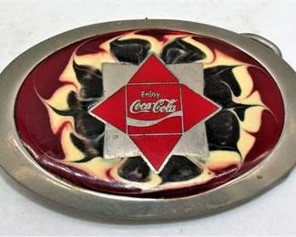 \ Lot 013   2 Bid(s)
Coca Cola belt buckle