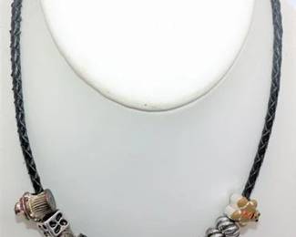 Lot 024   2 Bid(s)
Slider charm necklace Sterling (4)