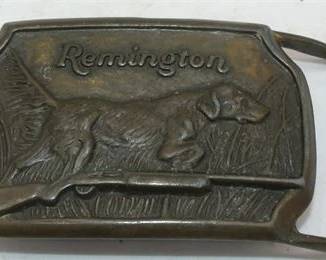 Lot 012   1 Bid(s)
REMINGTON belt buckle