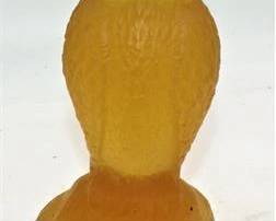 Lot 002   7 Bid(s)
VTG glass Owl amber Glass eyes'