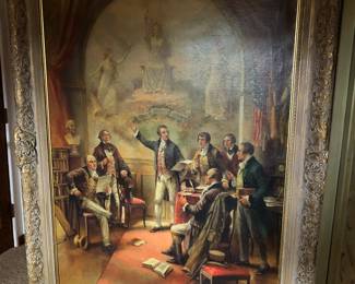 Presentation of the Monroe Doctrine by Percy Moran 