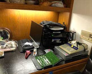Computer, printer, adding machine