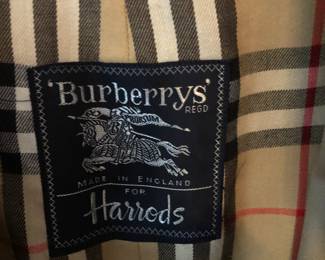 Burberrys coat for Harrods