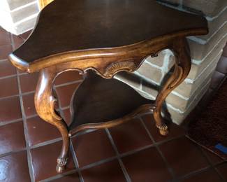 Vintage triangle shaped table