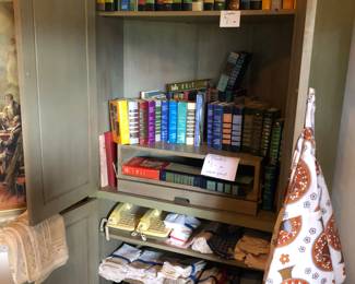 Inside of cabinet-BOOKS
