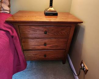 Vintage Wood Nighstand (made by Impressions) 