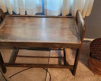 Vintage Wood Bench 