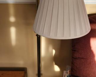 Vintage Brass Floor Lamp 