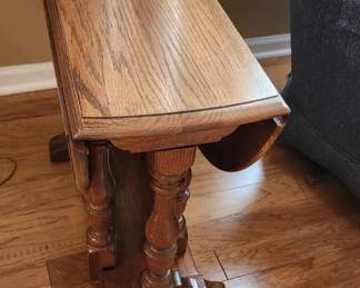 Vintage Side Folding Table (2 Available) 