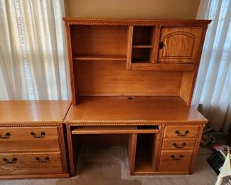 Vintage Oak Office Furniture 