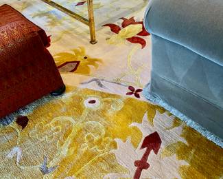 Custom Silk and Wool Rug