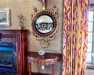 Pair of Federal Style Convex Mirrors