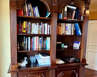 Carved Mahogany  Bookcase