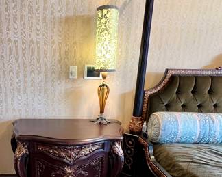 Phyllis Morris&nbsp;'Borghesi'&nbsp;Mahogany Commode&nbsp;with Gilt Accents