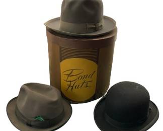 950s and 60s Vintage mens hats