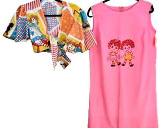 Cute Handmade Tie Top and Adorable Pink Shift 