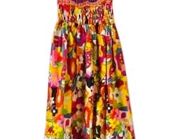 1960s  POP peasant dress 