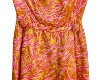 Silk 50s cocktail dress 