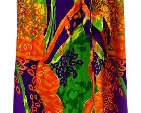 1970s Colorful Maxi Skirt 