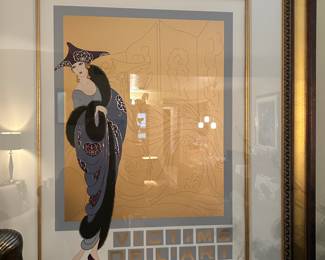 Erté signed and numbered print 