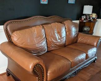 Leather Couch Set 