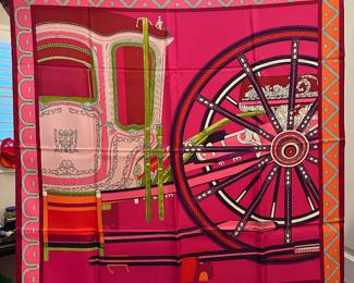 Hermes Silk Scarf