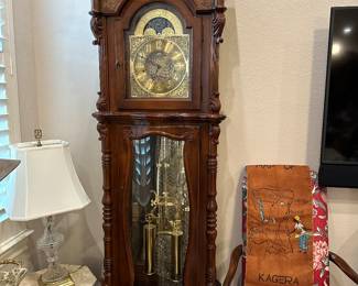 Large Ornate Grandfather Clock
