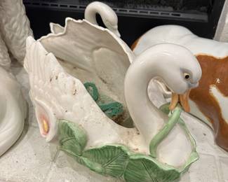 Large Porcelain Animal Figurines