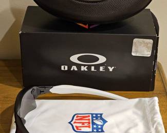 Oakley NFL Sunglasses with case and original packaging.