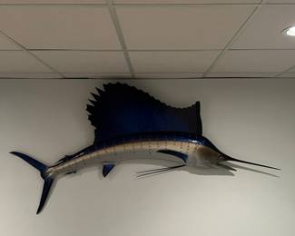 98 " Wall Mounted Swordfish