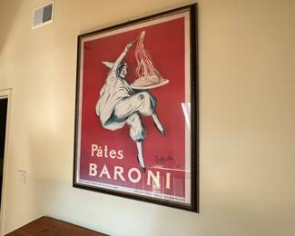 Pates Baroni (Bottom portion has minor sun damage bit still beautiful piece. 30" x 50"