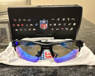 Oakley NFL Sunglasses with case and original packaging.