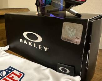 Oakley NFL Sunglasses with case and original packaging.
