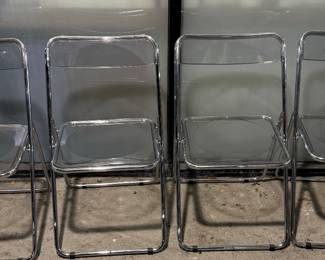 Vintage Lucite Italian Chairs(4) With Original Box!