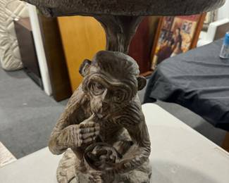 Resin Monkey Side Table