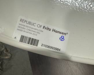 Fritz Hansen White MCM Table Lamp