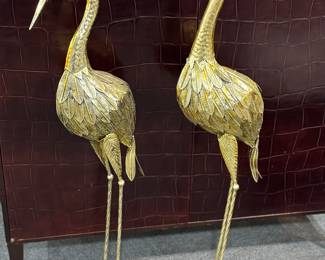Gold Heron Pair
