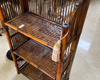 Foldable Rattan Shelf